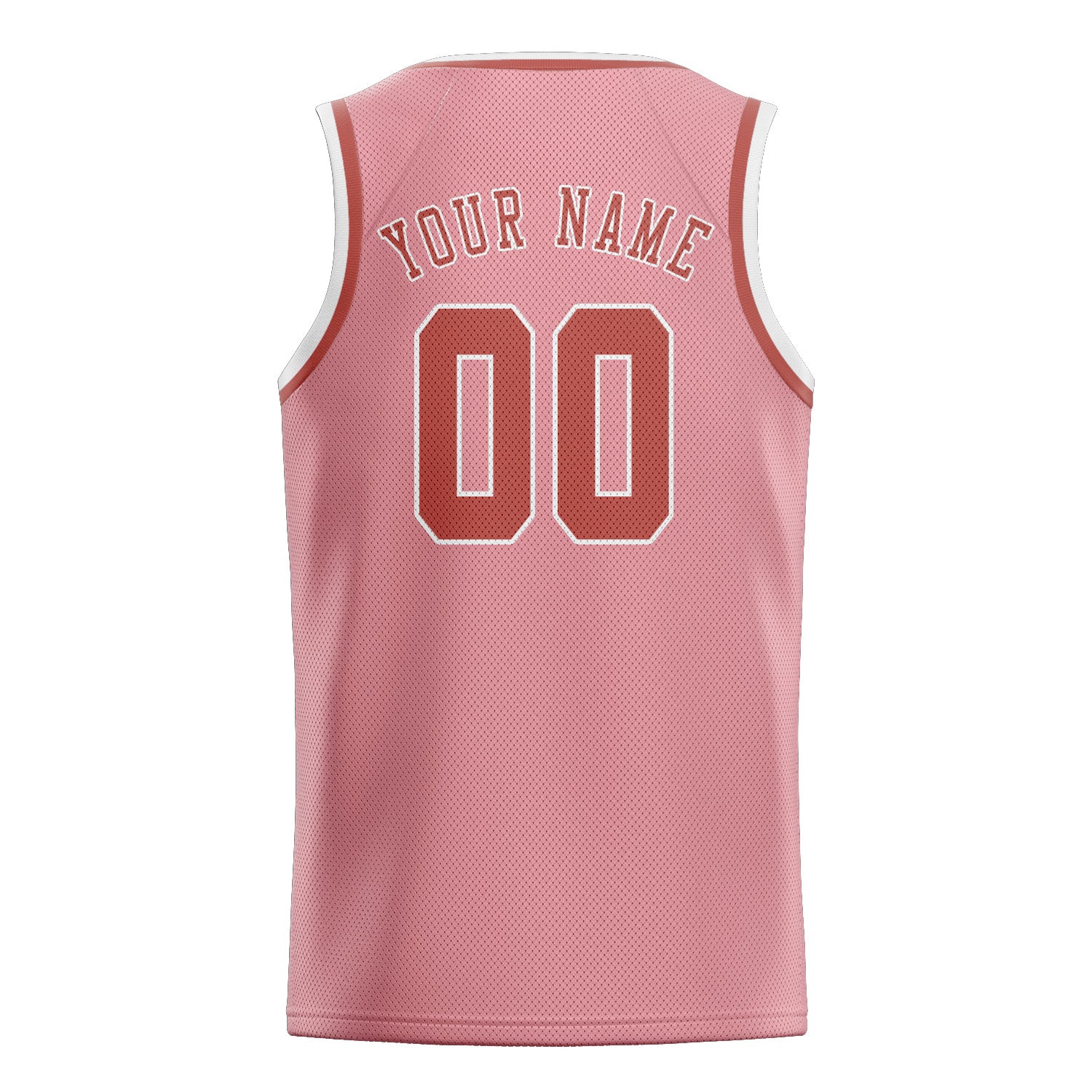 Custom Light Pink Copper Rose Basketball Jersey
