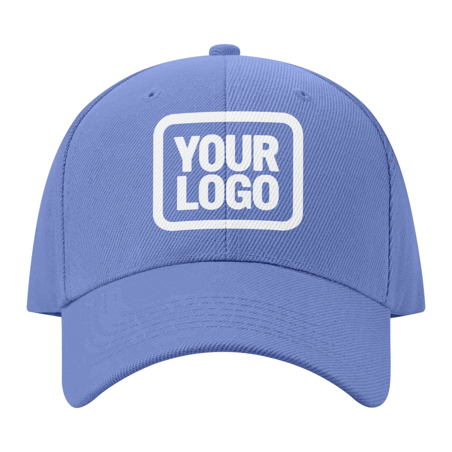 Custom Light Emerald Green Pale Ice Blue Hat 21B118