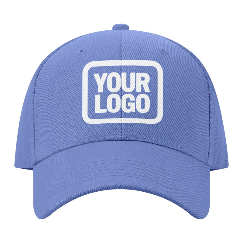 Custom Light Emerald Green Pale Ice Blue Hat 21B118