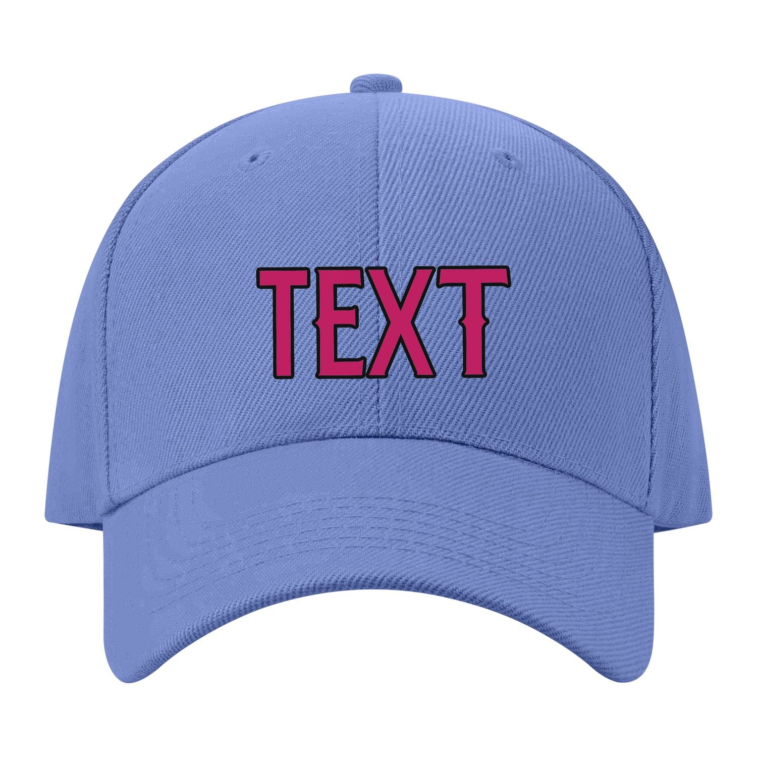 Custom Light Emerald Green Light Pink Hat 21B21713