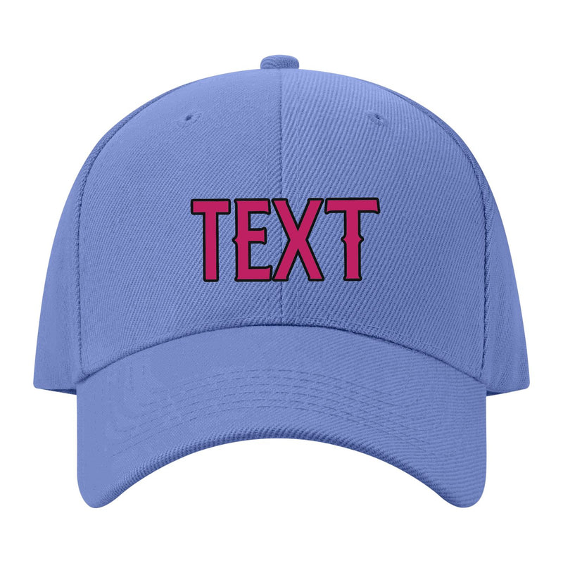 Custom Light Emerald Green Light Pink Hat 21B21713