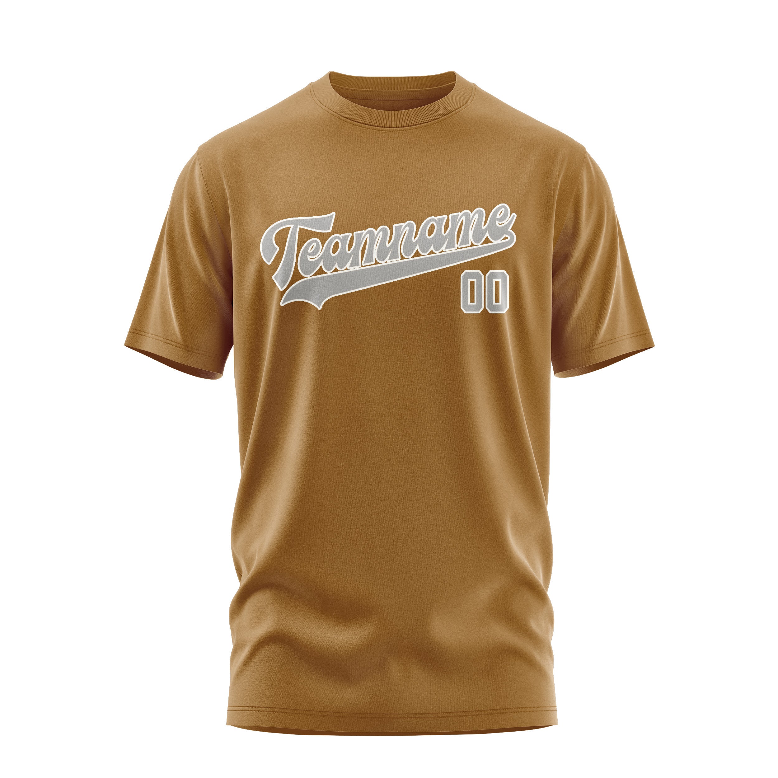 Custom Khaki Gray T-Shirt