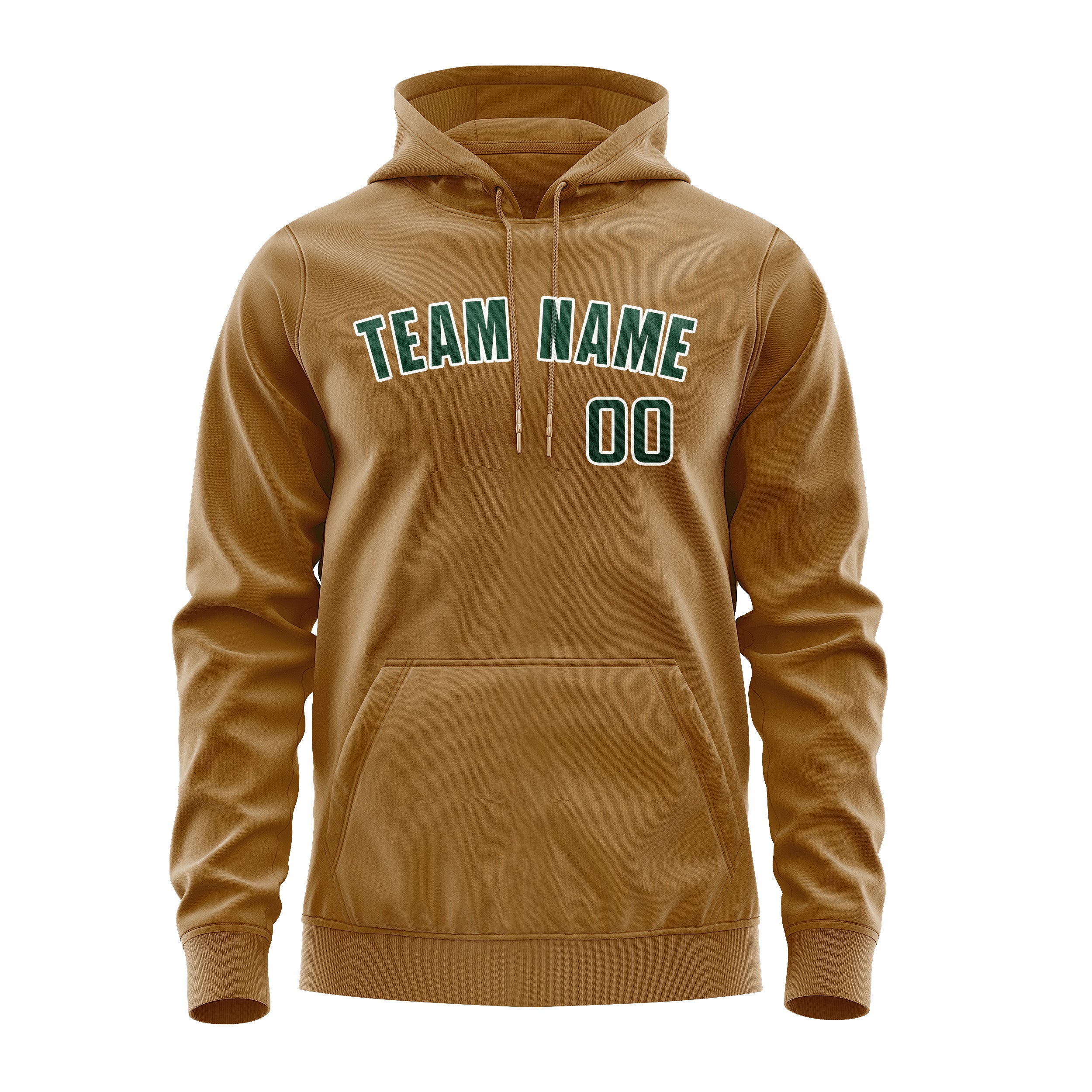 Custom Khaki Green Hoodie
