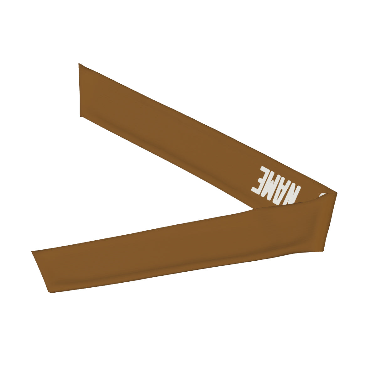 Custom Khaki White Headband