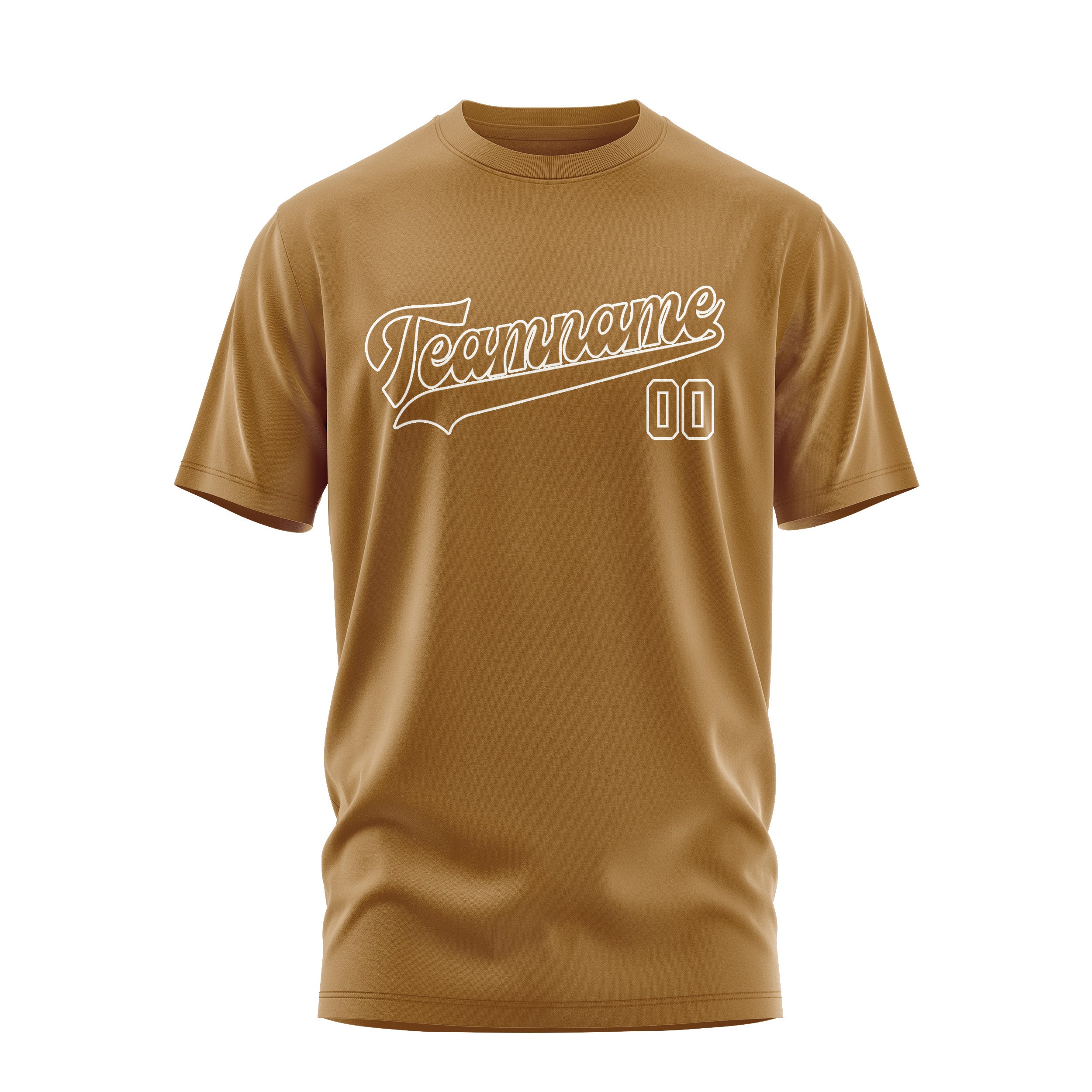 Custom Khaki Khaki T-Shirt