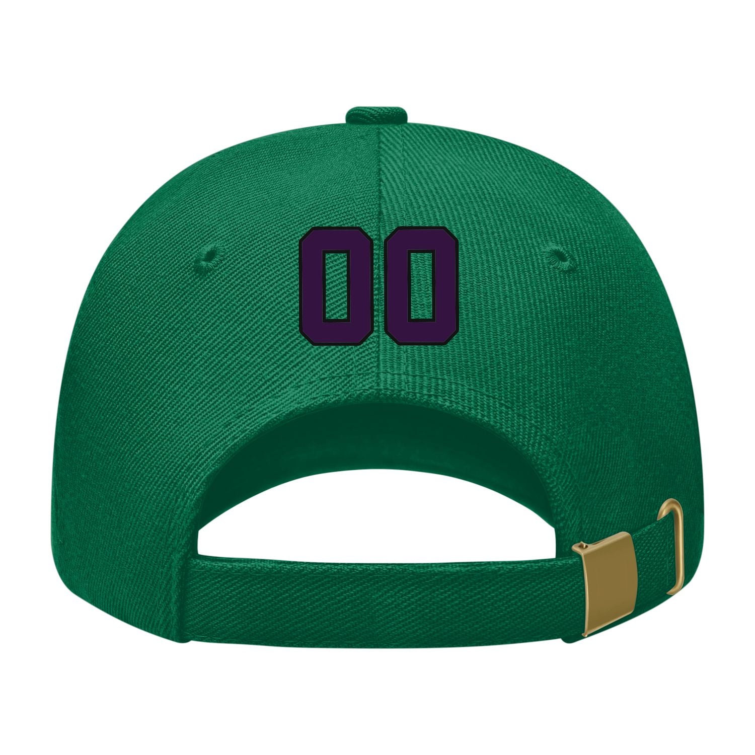 Custom Dark Green Gray Hat 22B21707