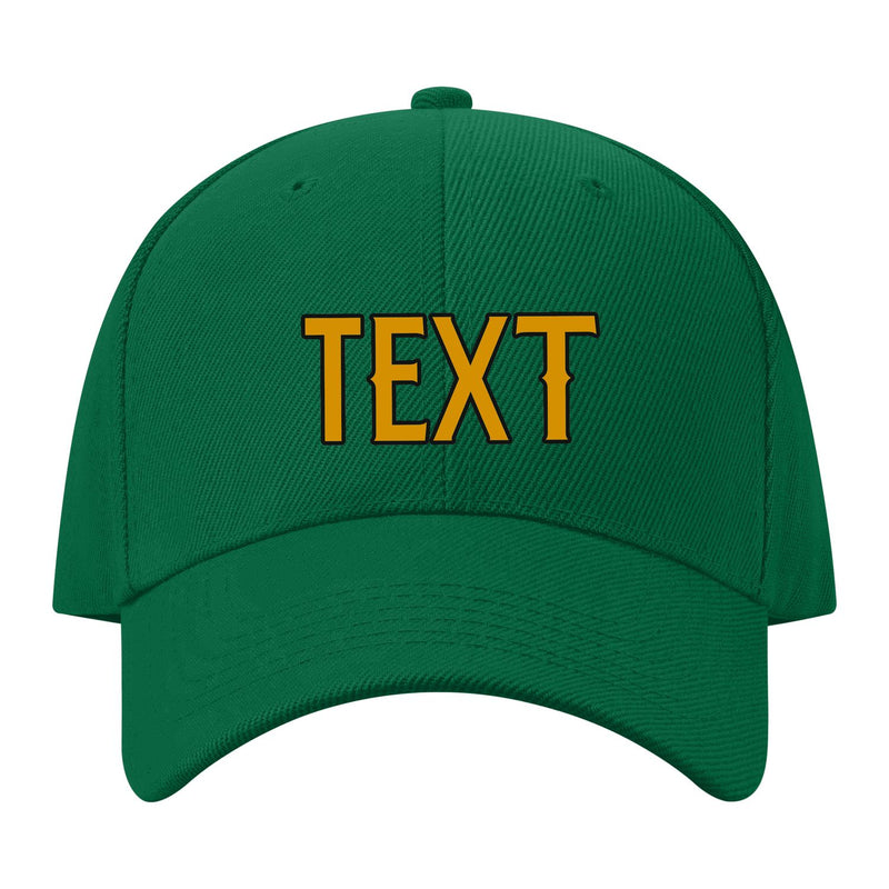 Custom Dark Green Sky Blue Hat 22B21719