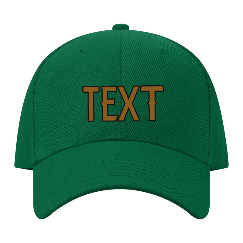 Custom Dark Green Dark Green Hat 22B21722