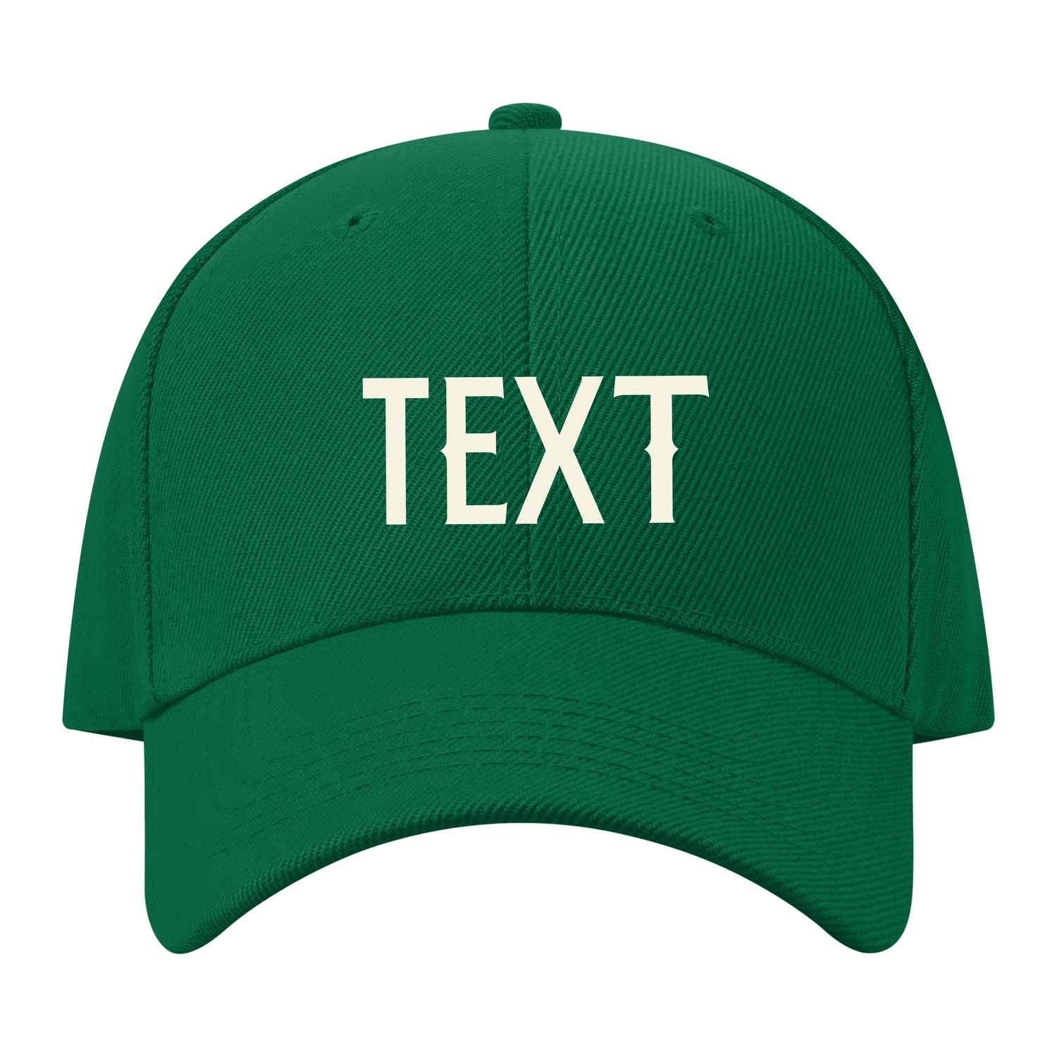 Custom Dark Green Light Purple Hat 22B21803
