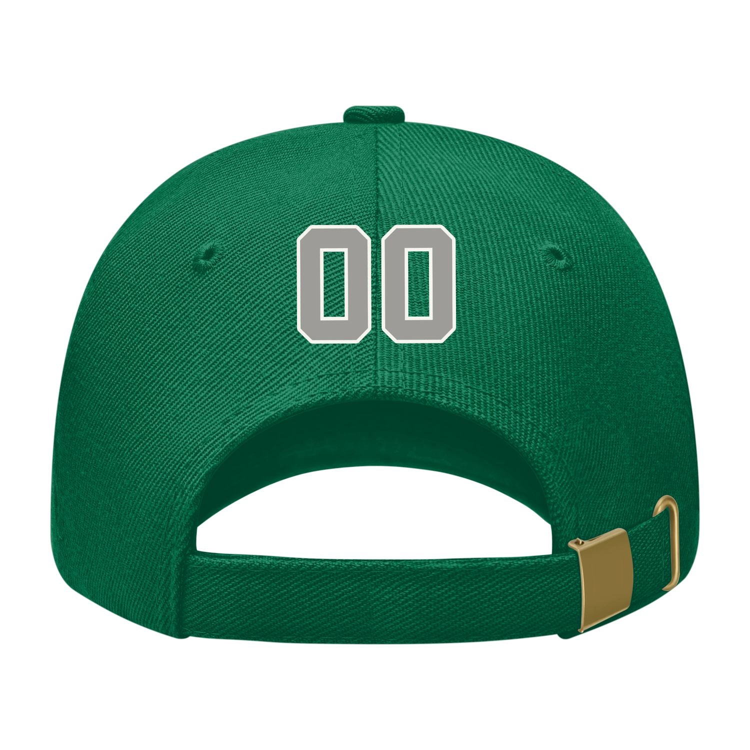 Custom Dark Green Light Green Hat 22B21804