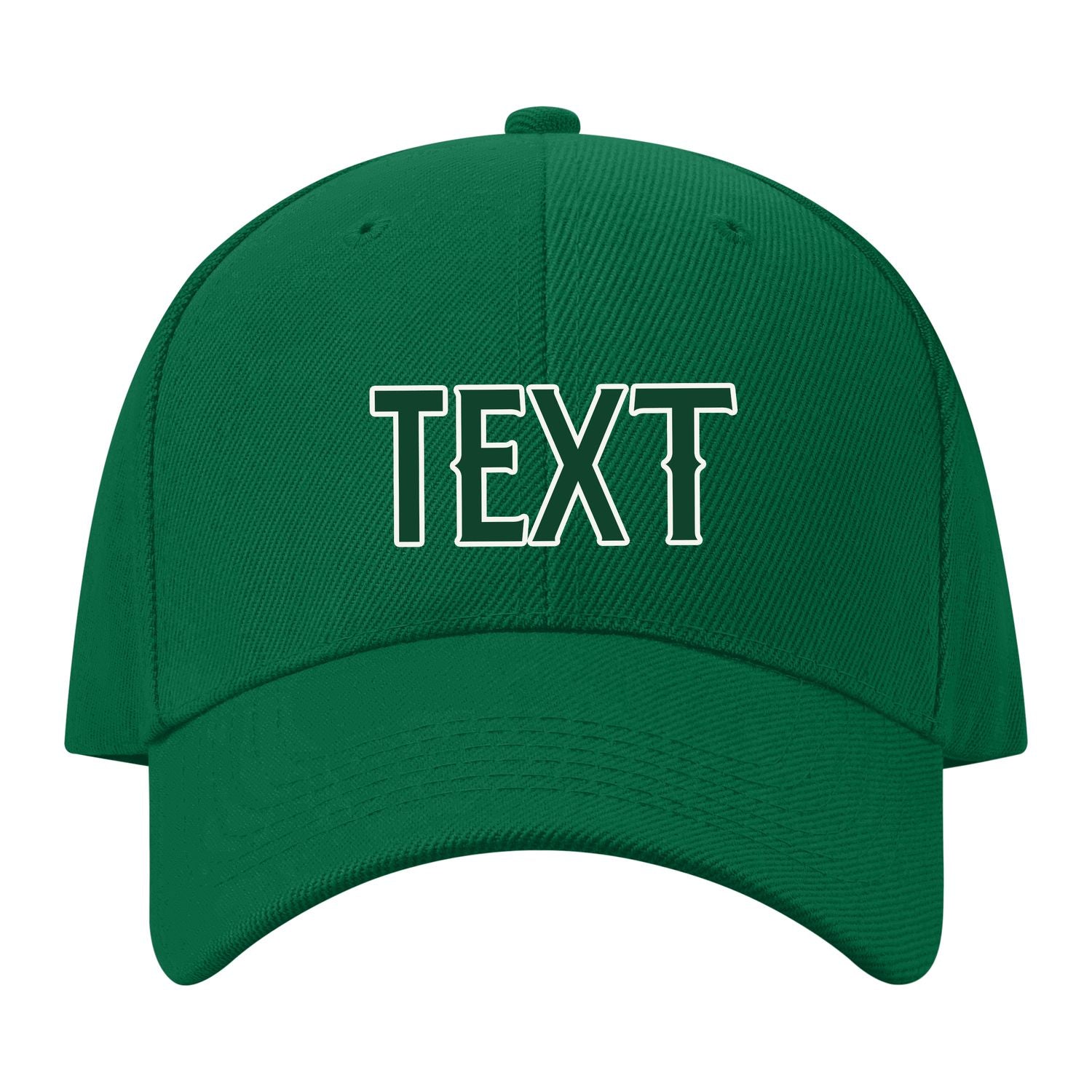 Custom Dark Green Corn Silk Hat 22B21805