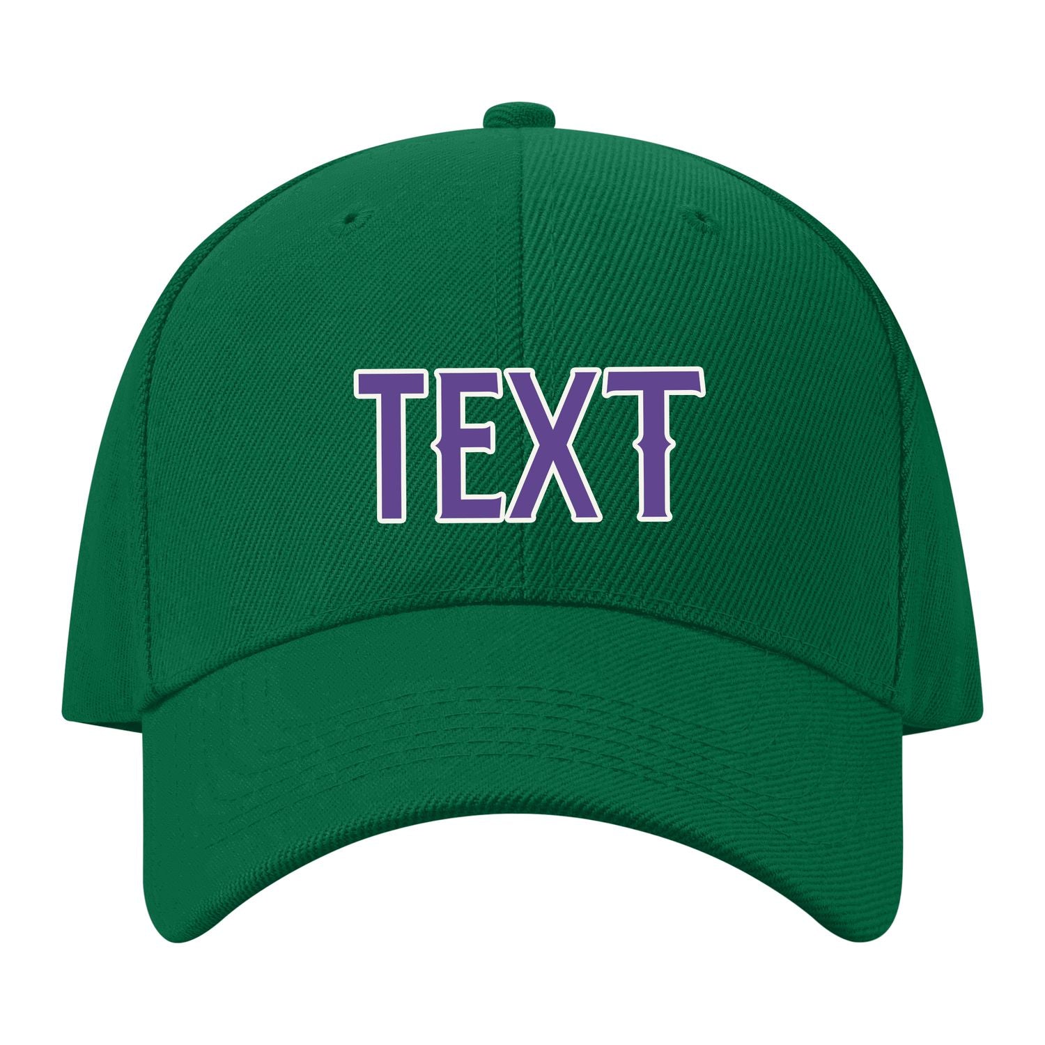 Custom Dark Green Yellow Hat 22B21823