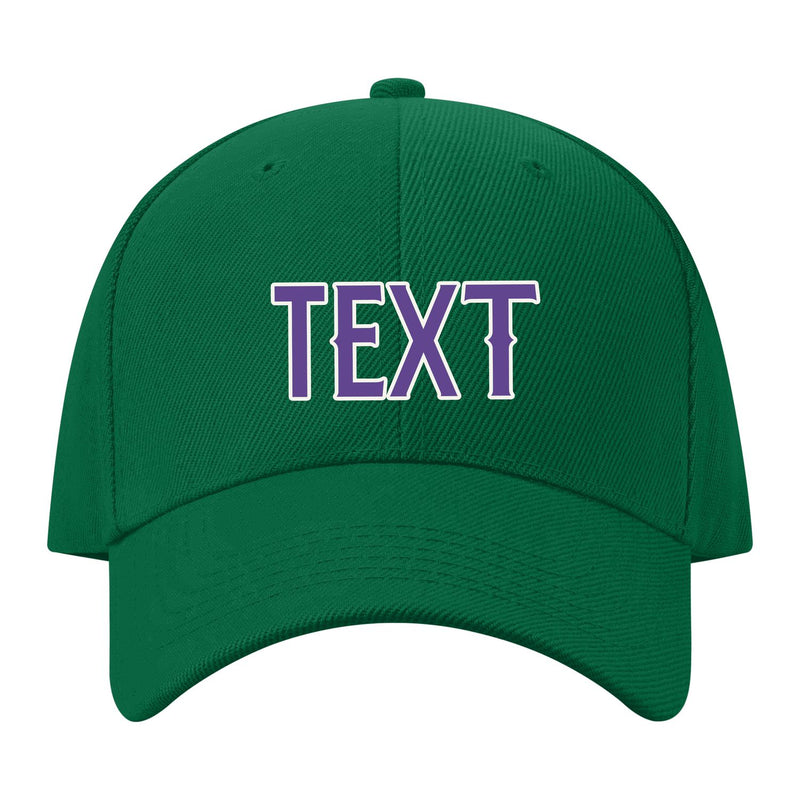 Custom Dark Green Yellow Hat 22B21823