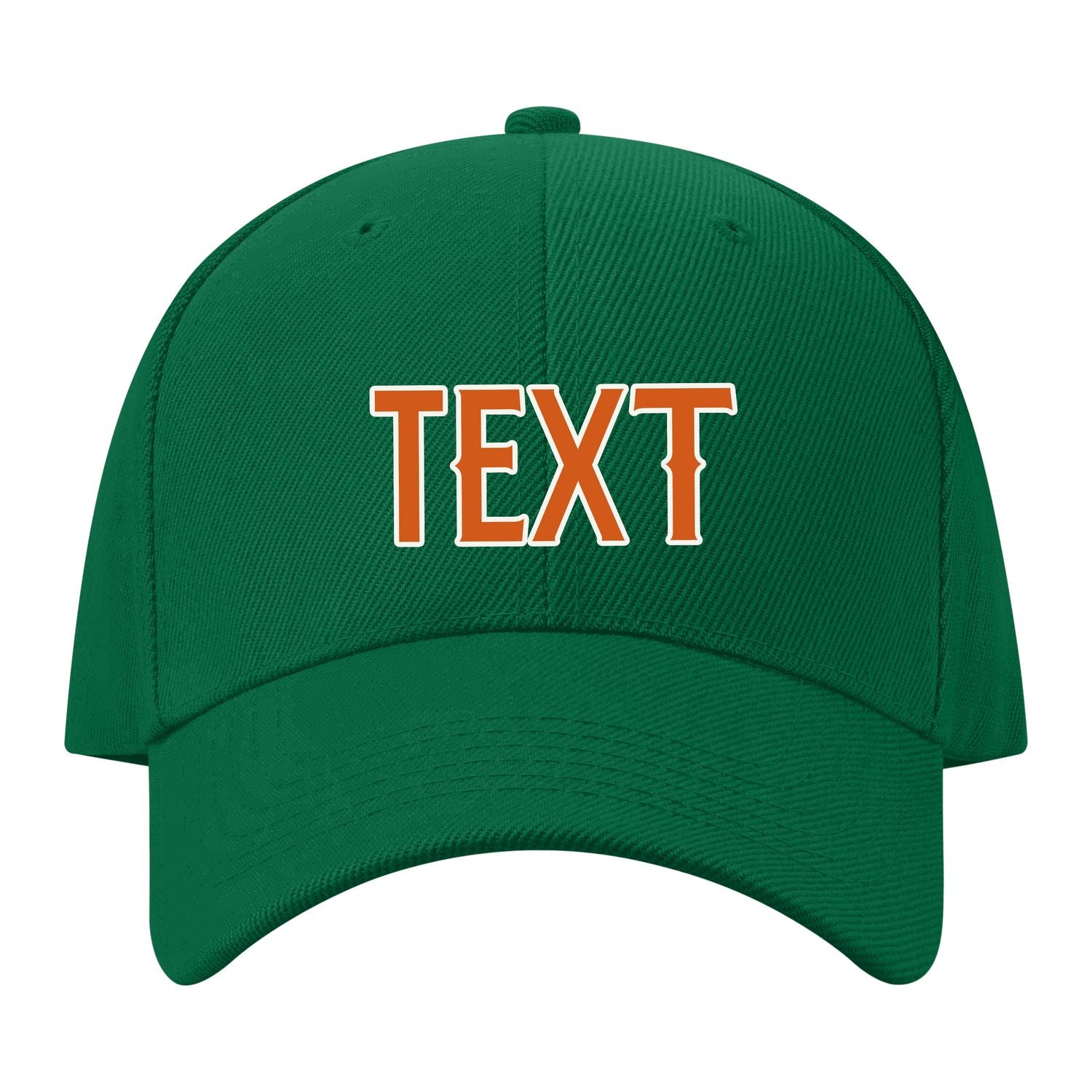 Custom Dark Green Blue Green Hat 22B21828