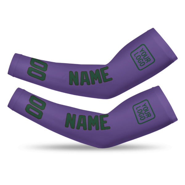 Custom Light Purple Green Arm Sleeve