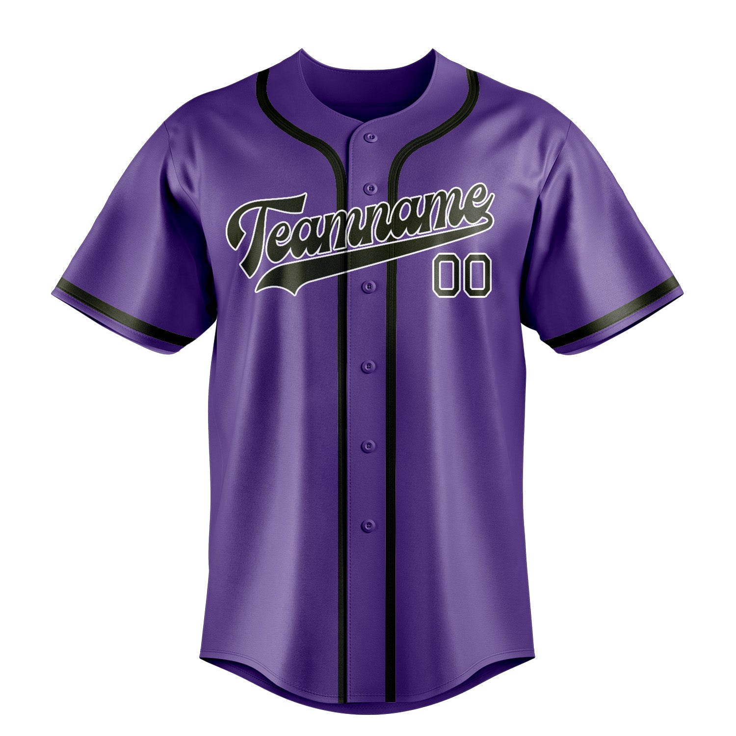 Custom Light Purple Olive Baseball Jersey