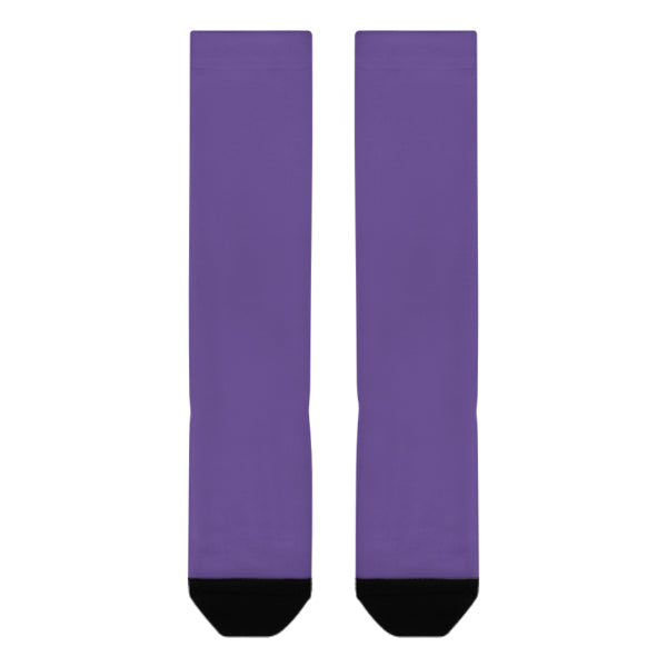 Custom Light Purple Light Purple Knee-High Sock
