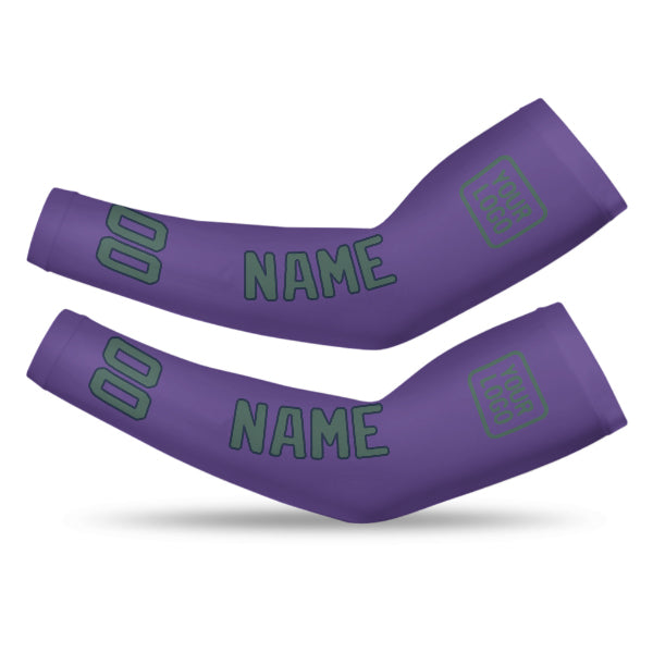 Custom Light Purple Blue Green Arm Sleeve