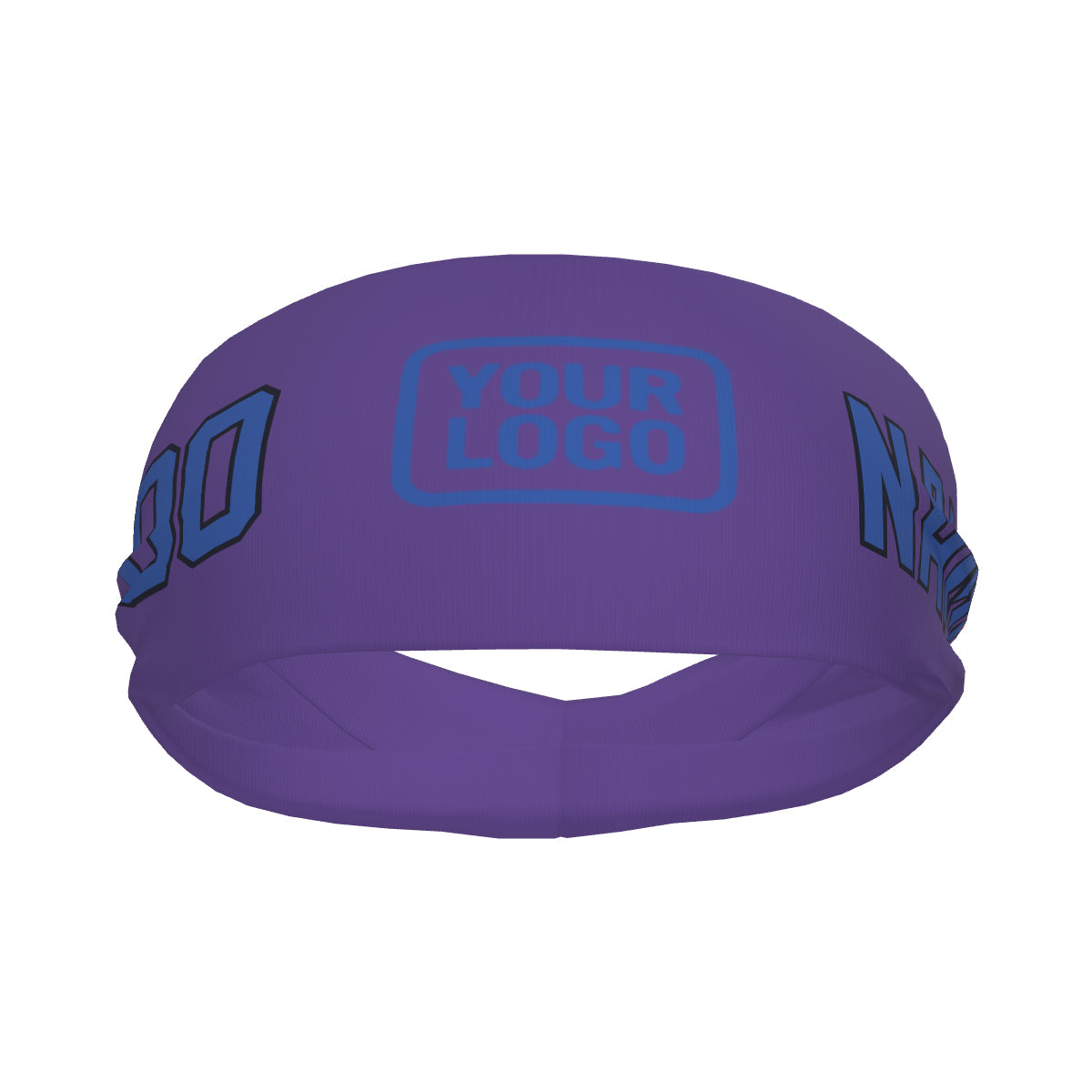 Custom Light Purple Sky Blue Sports headband