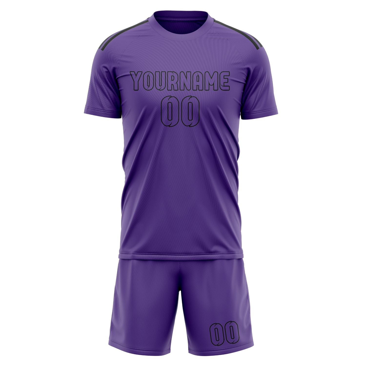 Custom Light Purple Light Purple Soccer Set