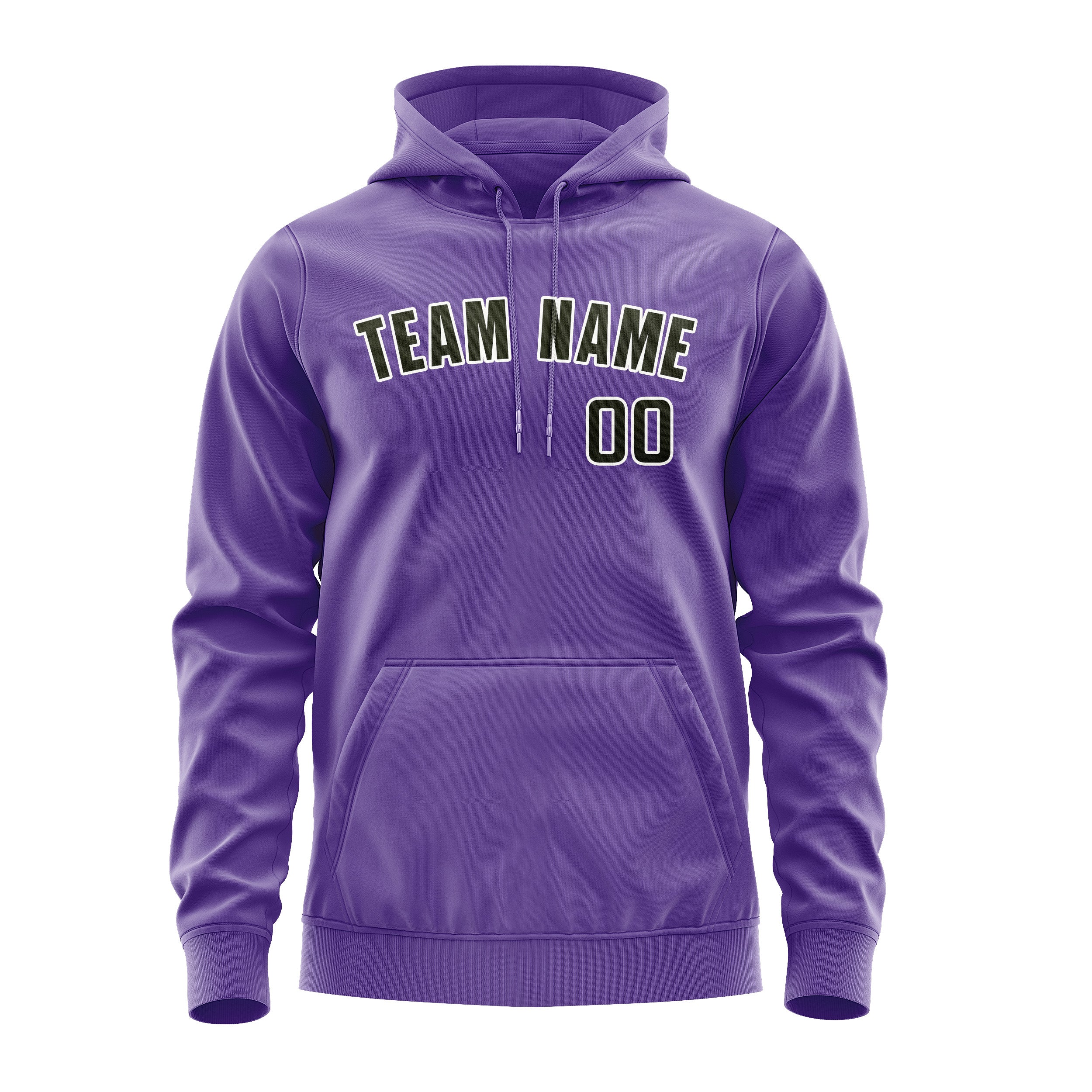 Custom Light Purple Olive Hoodie