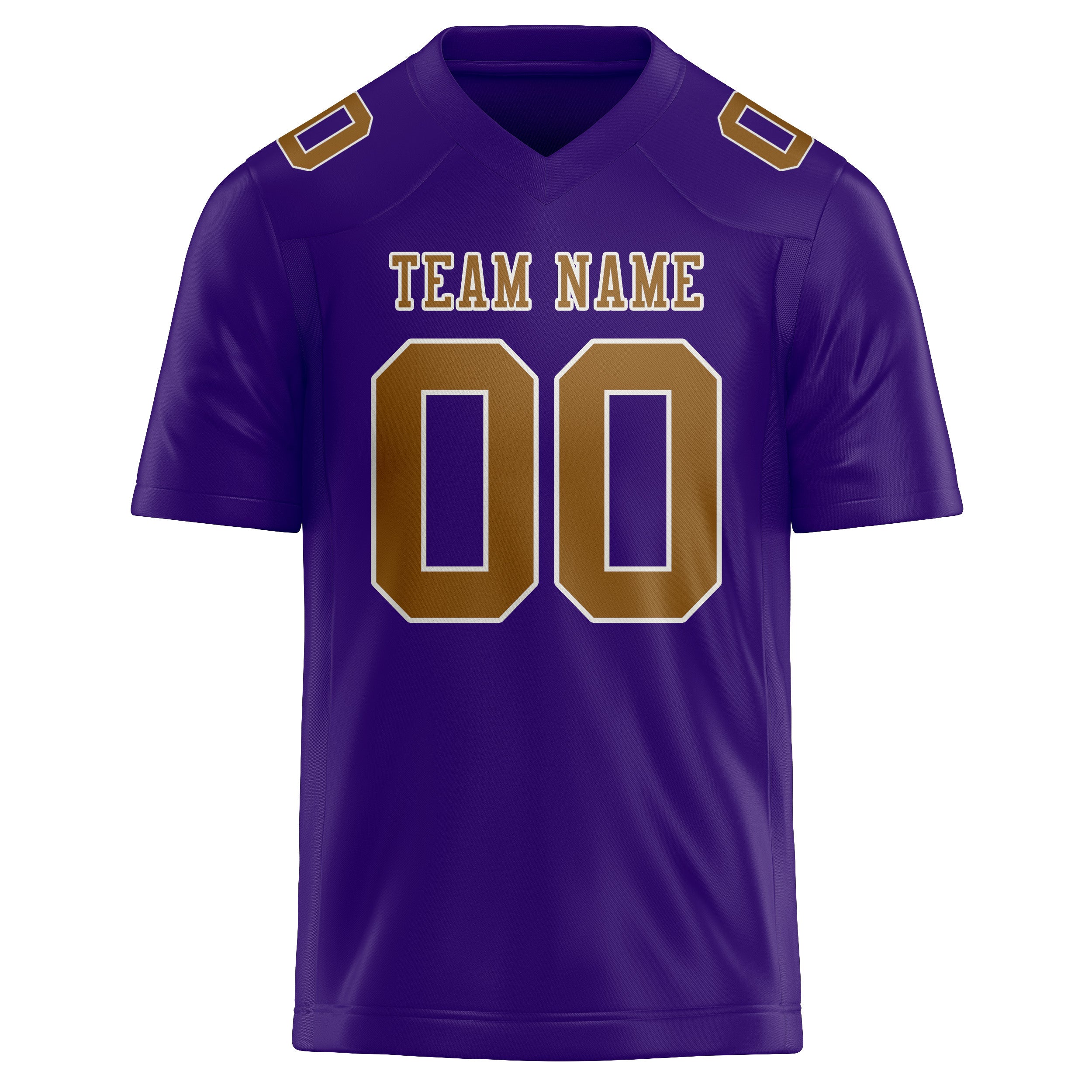 Custom Light Purple Khaki Football Jersey