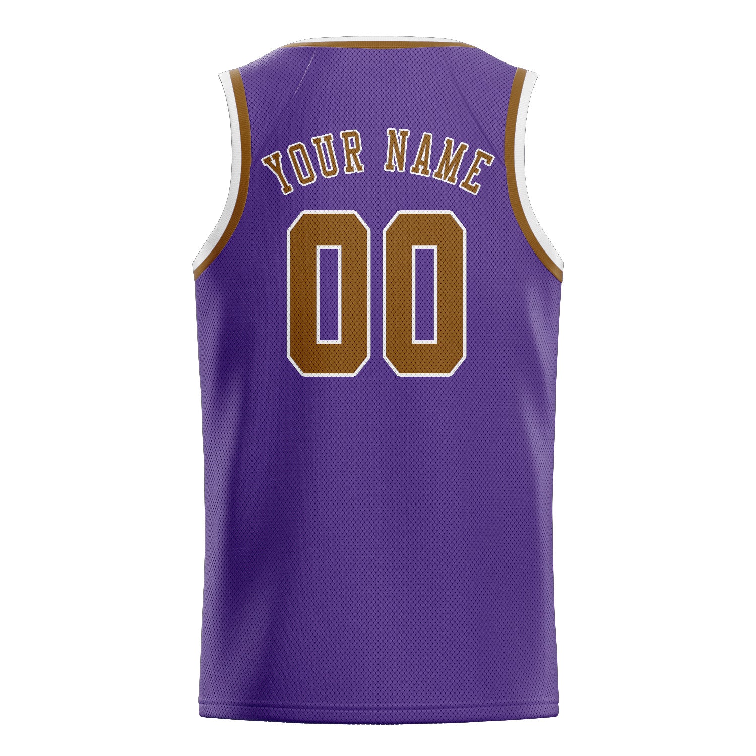 Custom Light Purple Khaki Basketball Jersey