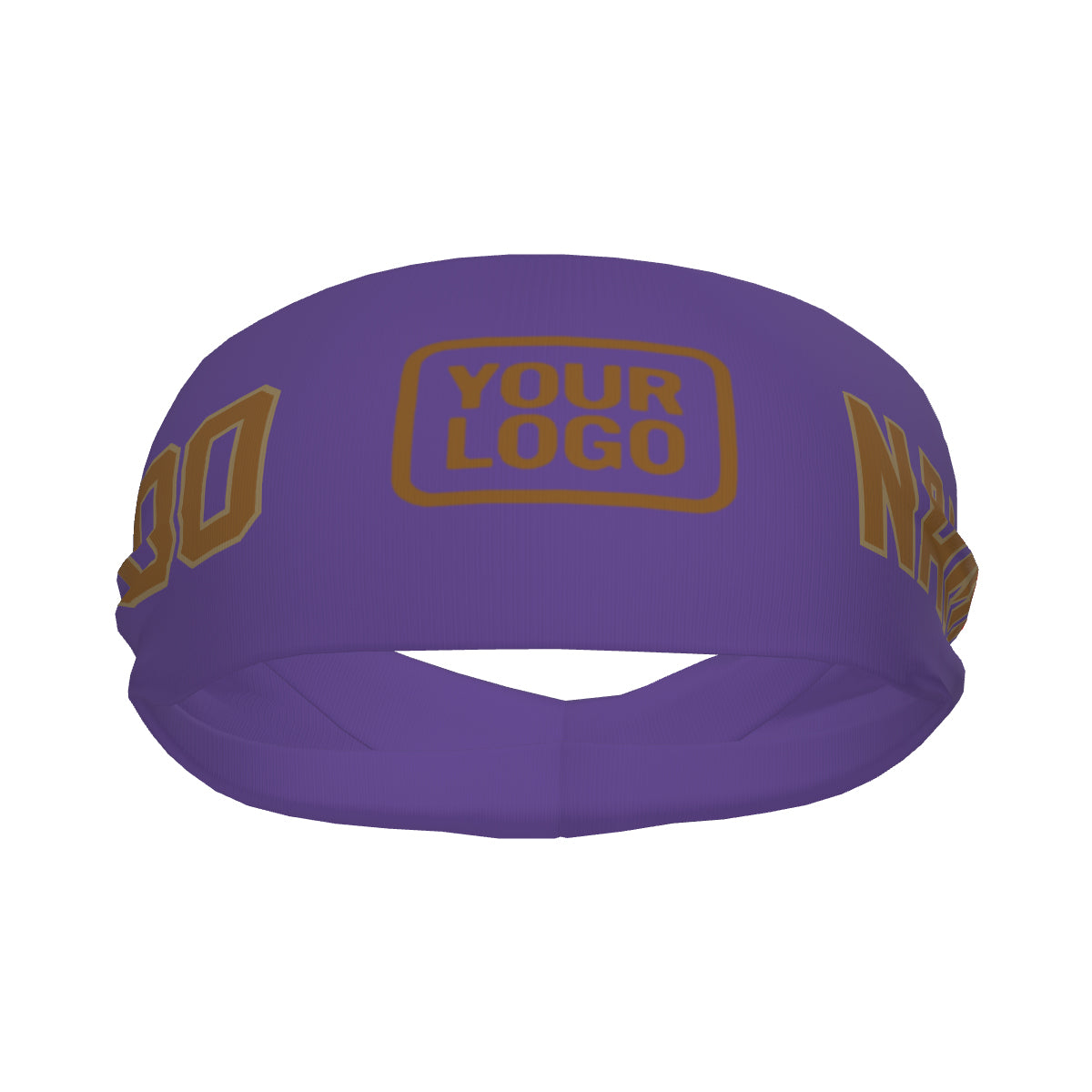 Custom Light Purple Khaki Sports headband