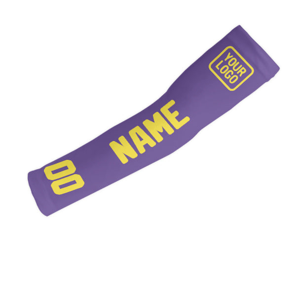 Custom Light Purple Light Yellow Arm Sleeve