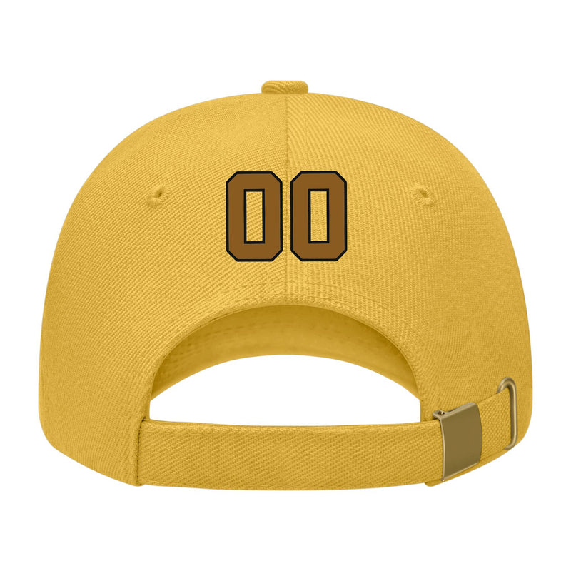 Custom Yellow Dark Green Hat 23B21722