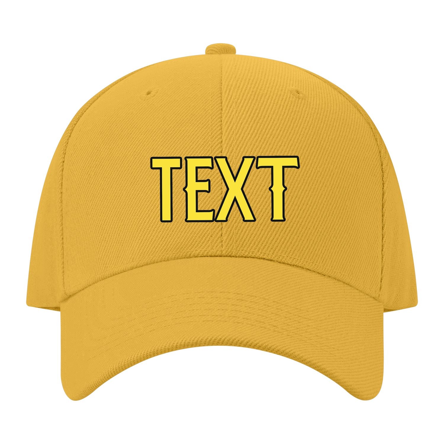 Custom Yellow Light Coral Red Hat 23B21726