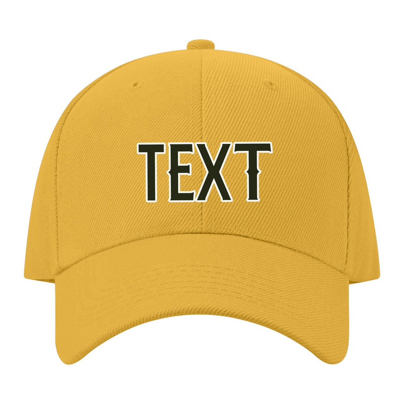 Custom Yellow White Hat 23B21802