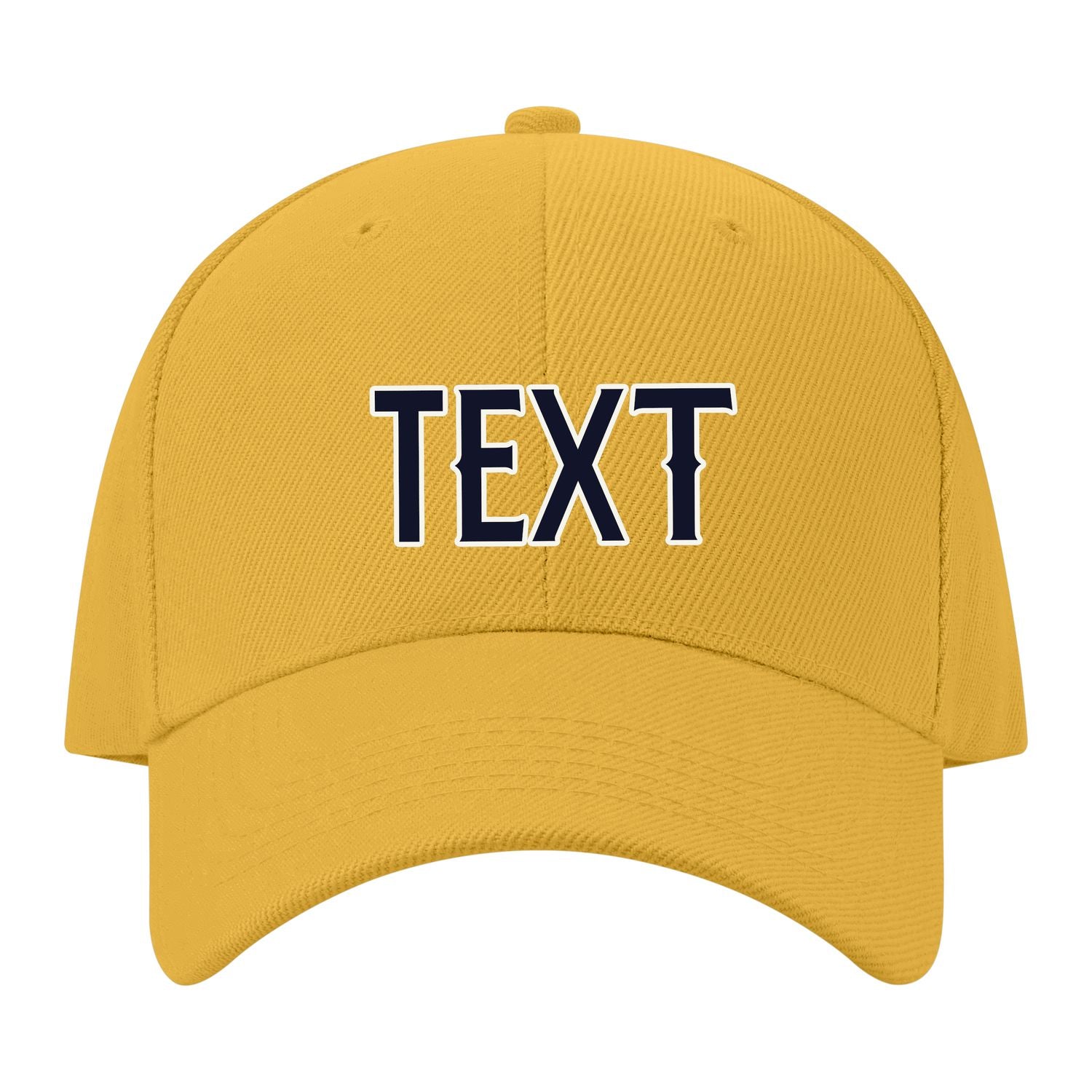 Custom Yellow Pale Peach Hat 23B21811