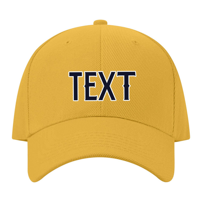 Custom Yellow Pale Peach Hat 23B21811