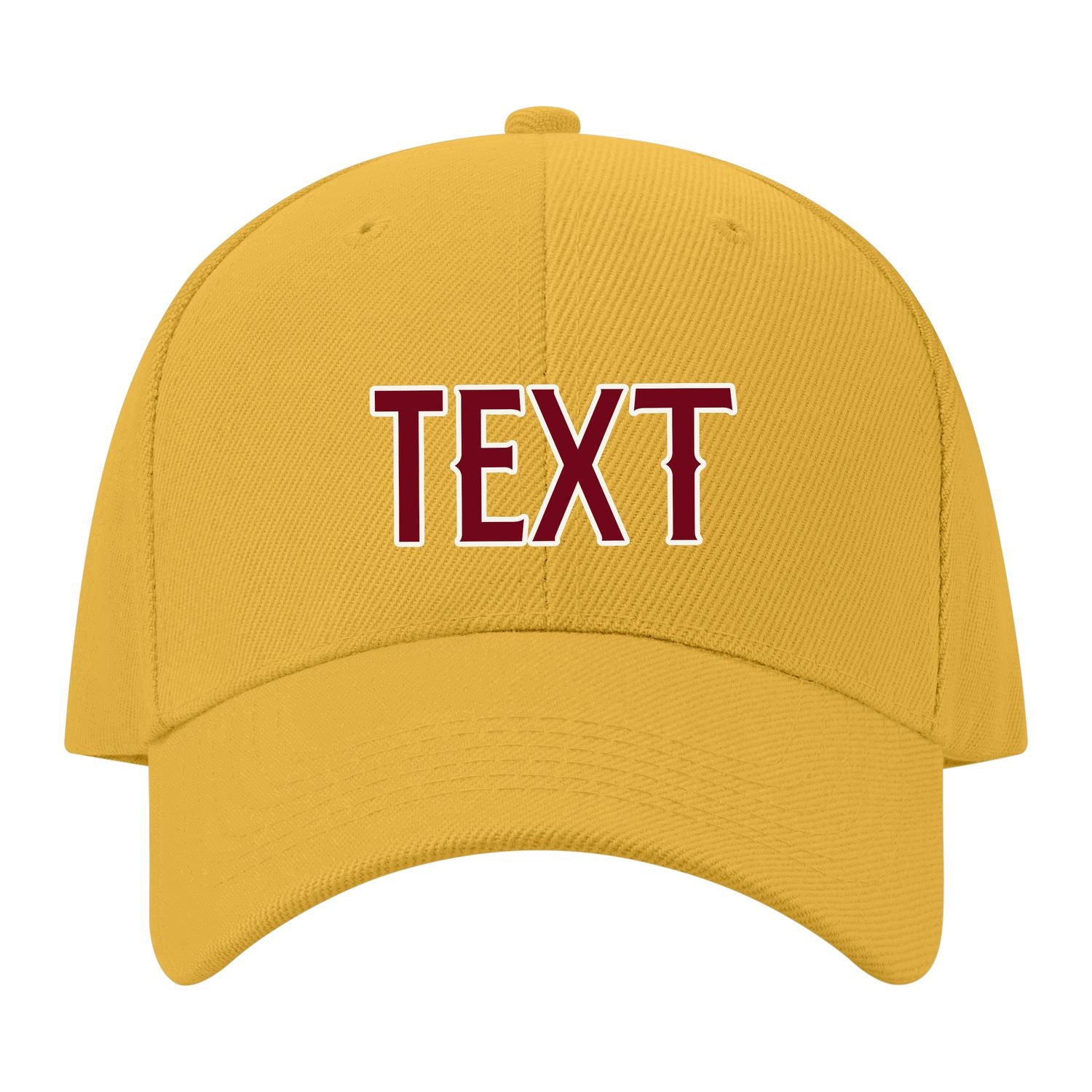 Custom Yellow Khaki Hat 23B21815