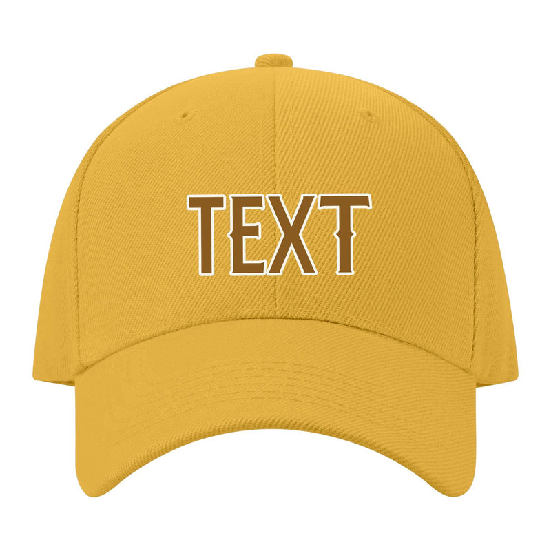 Custom Yellow Dark Green Hat 23B21822