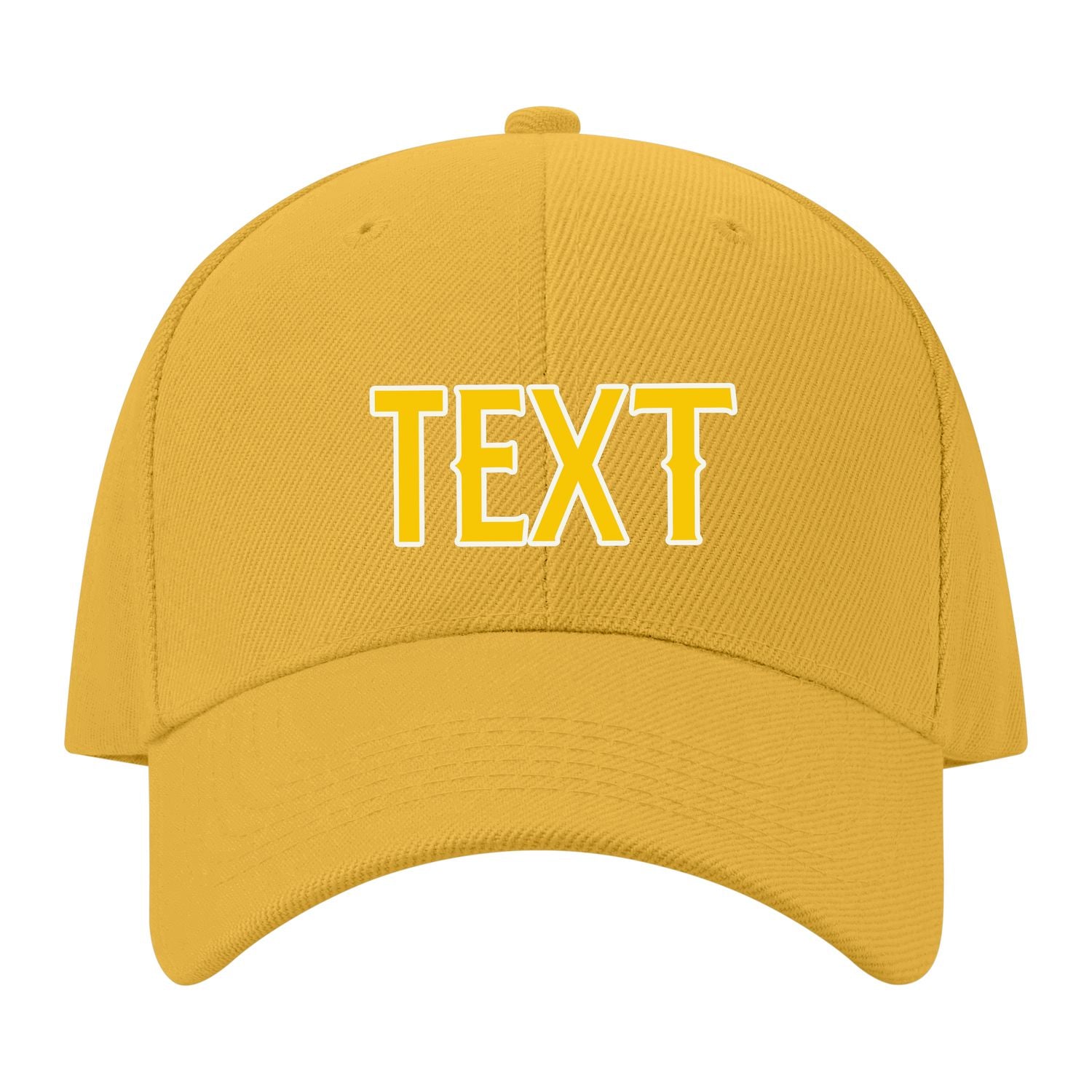 Custom Yellow Peach Powder Hat 23B21830
