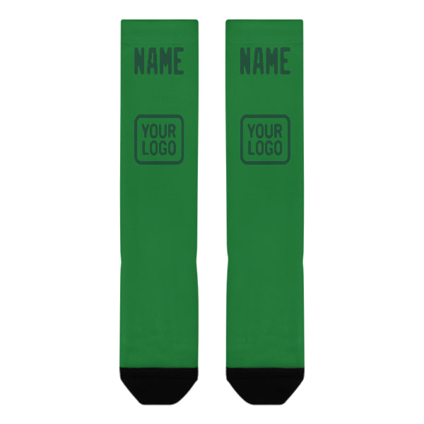 Custom Emerald Green Green Knee-High Sock