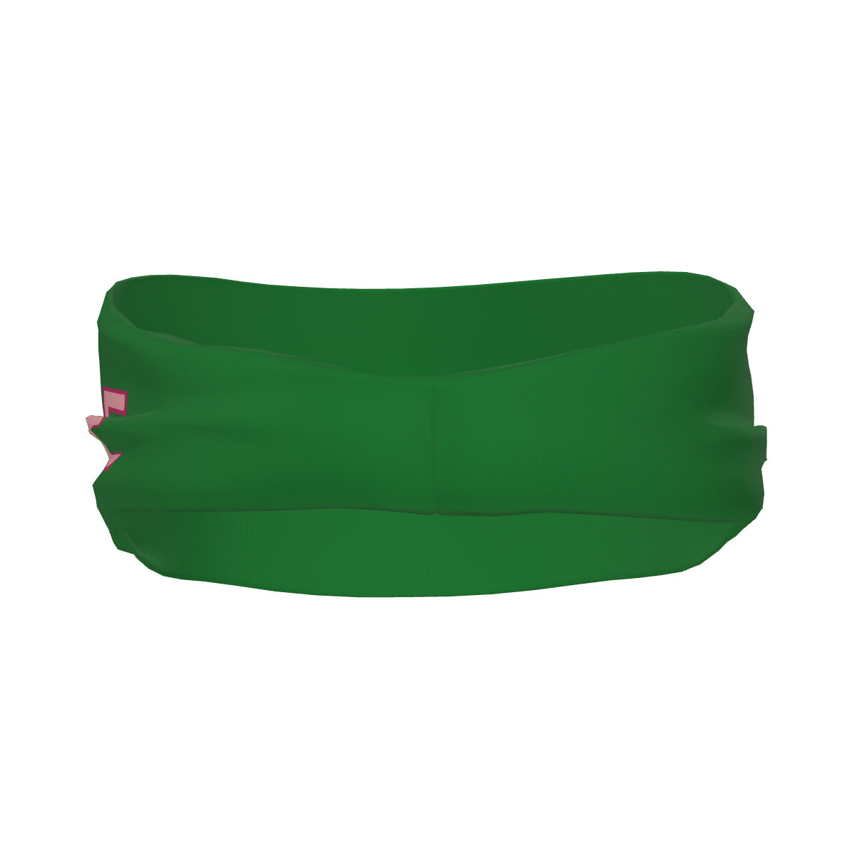 Custom Emerald Green Light Pink Sports headband