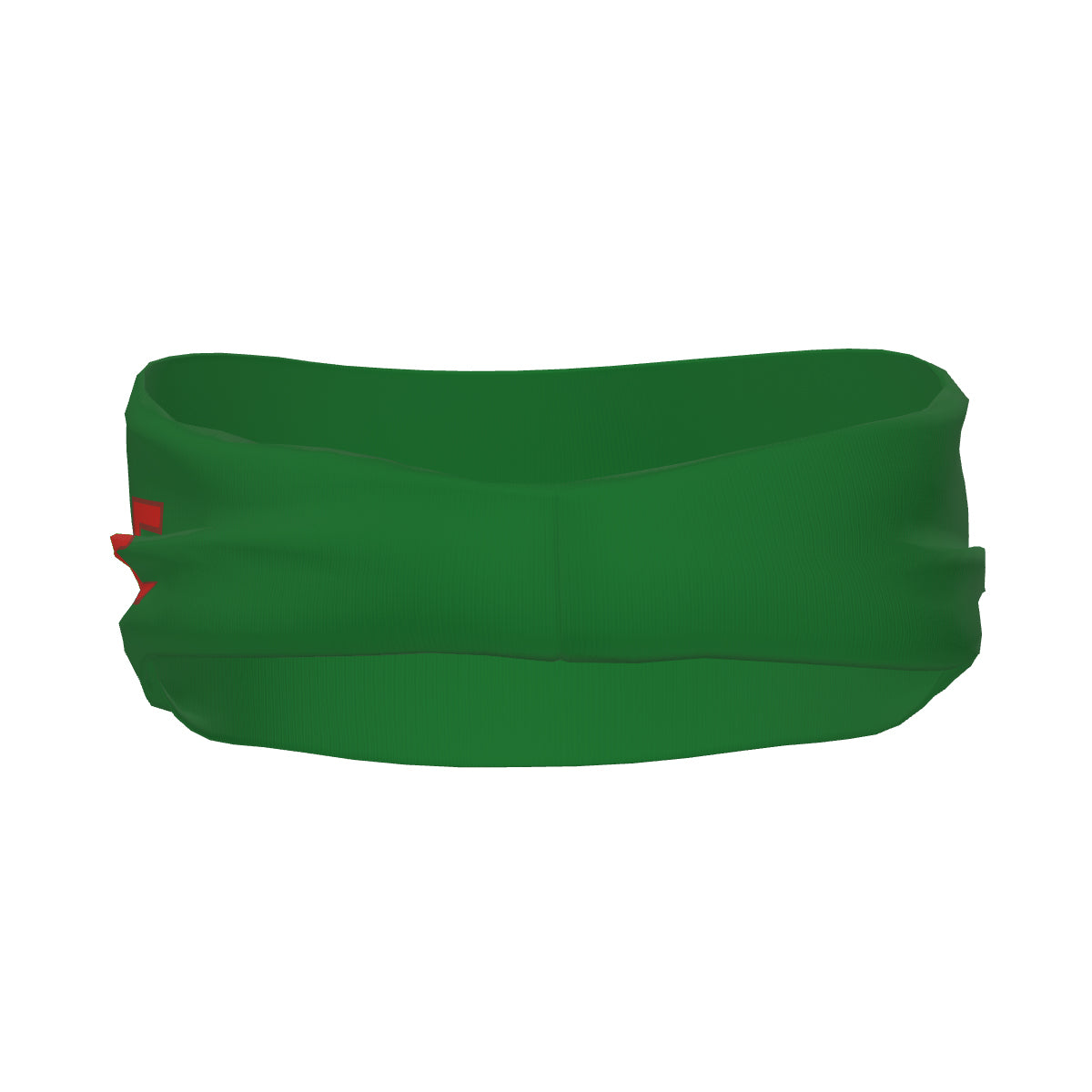 Custom Emerald Green Orange Red Sports headband