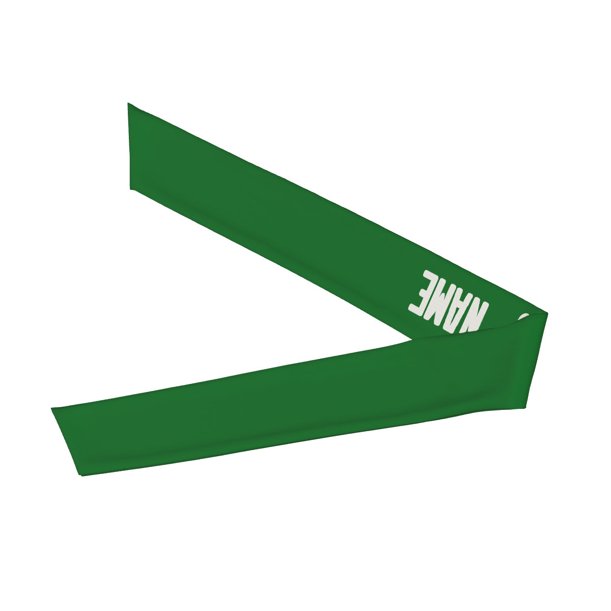 Custom Emerald Green White Headband