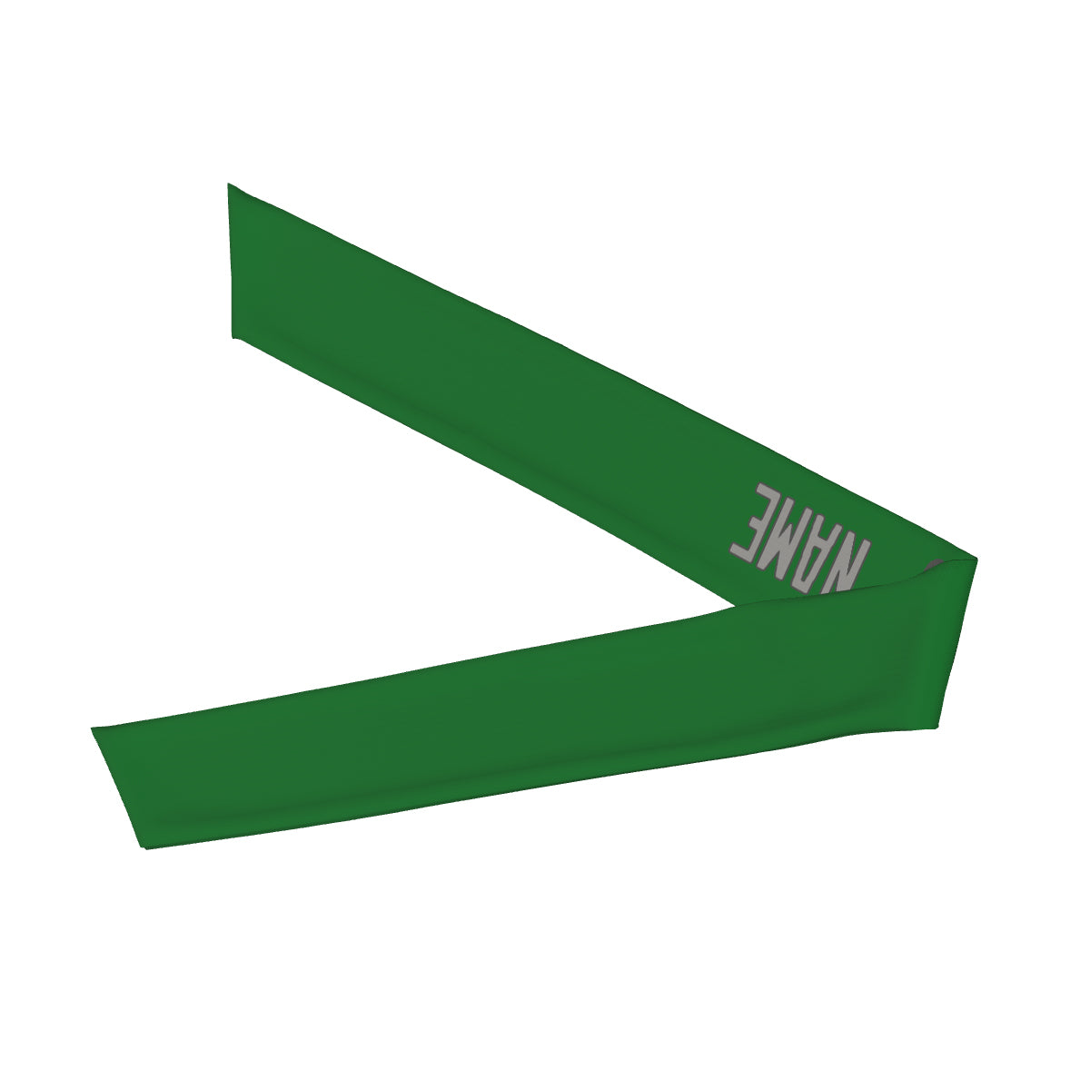 Custom Emerald Green Gray Headband