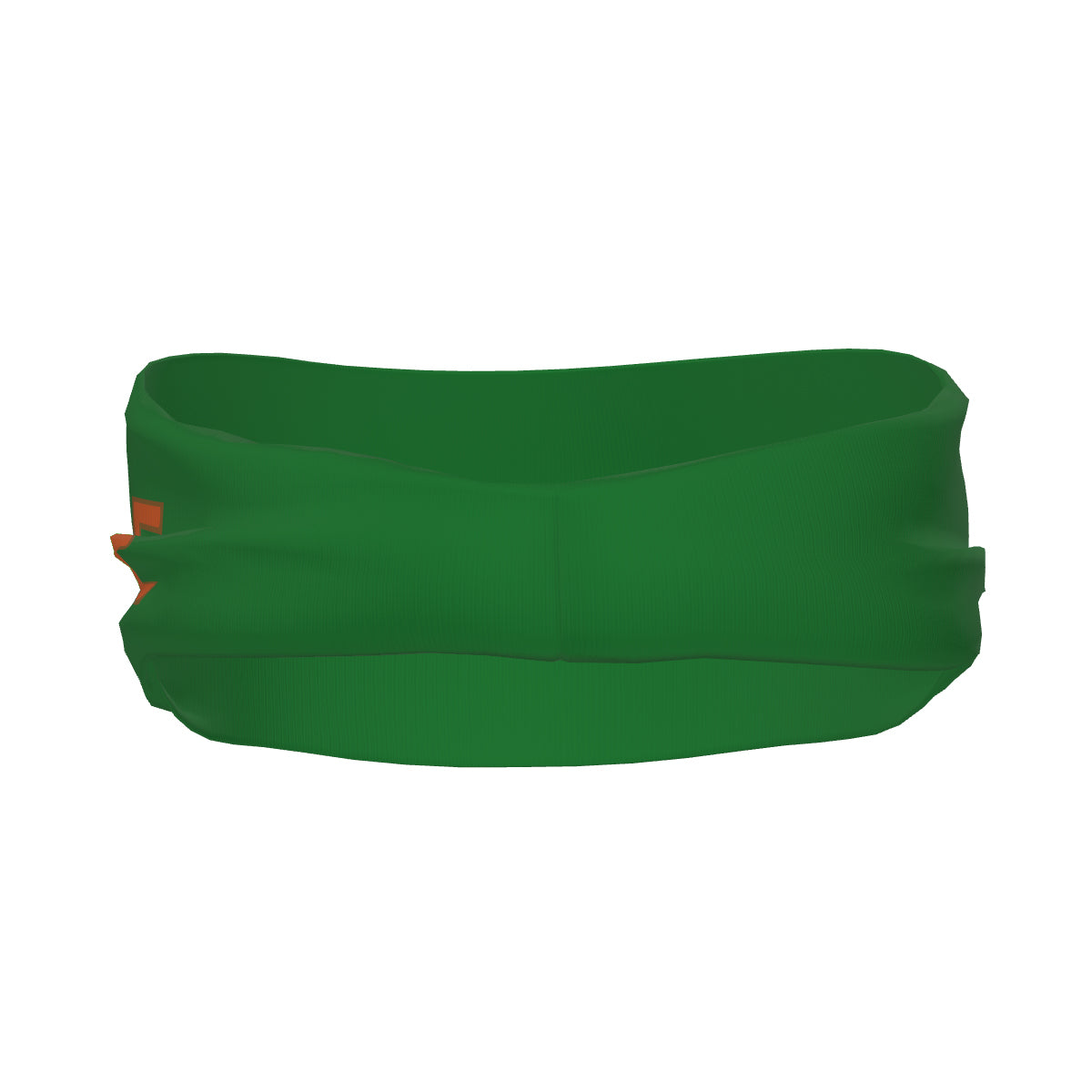 Custom Emerald Green Orange Sports headband