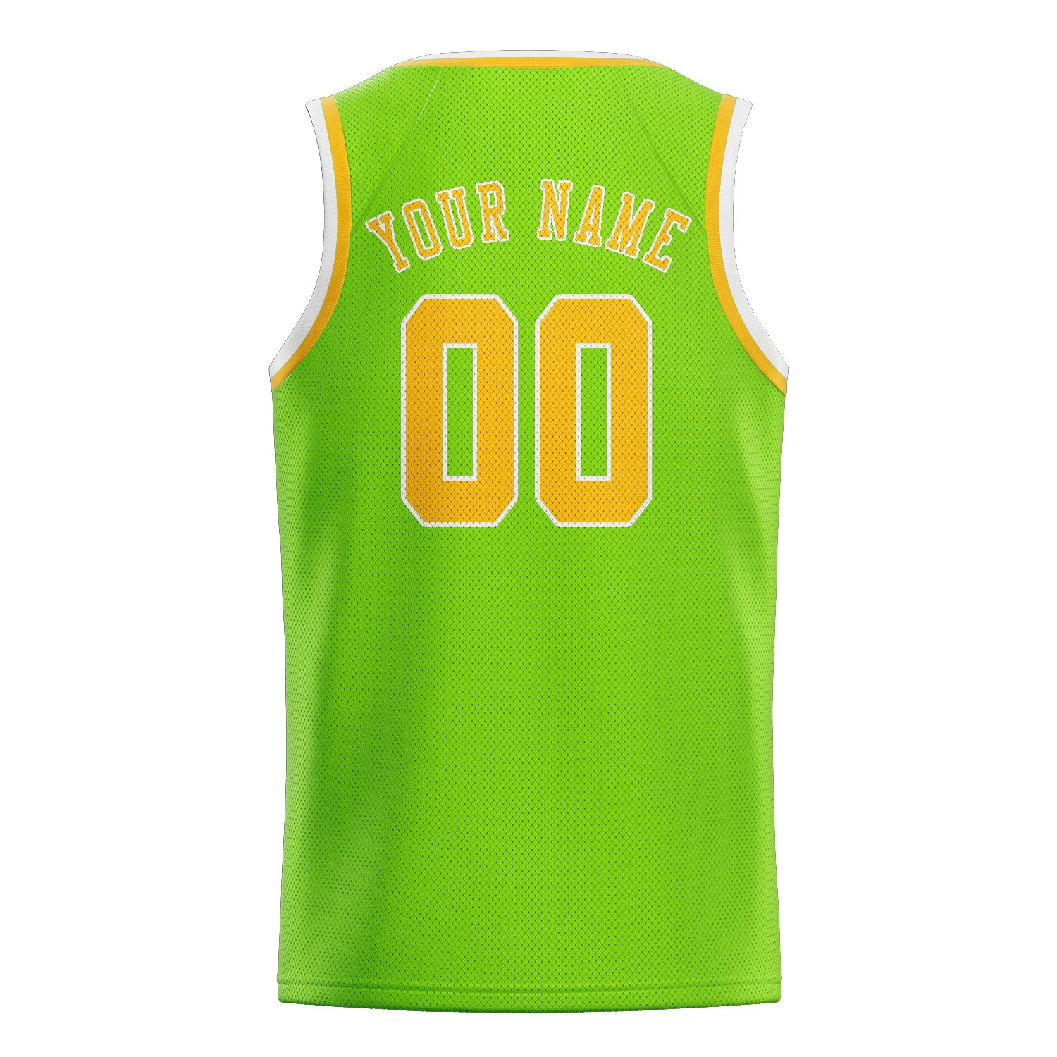 Custom Emerald Green Gold Basketball Jersey