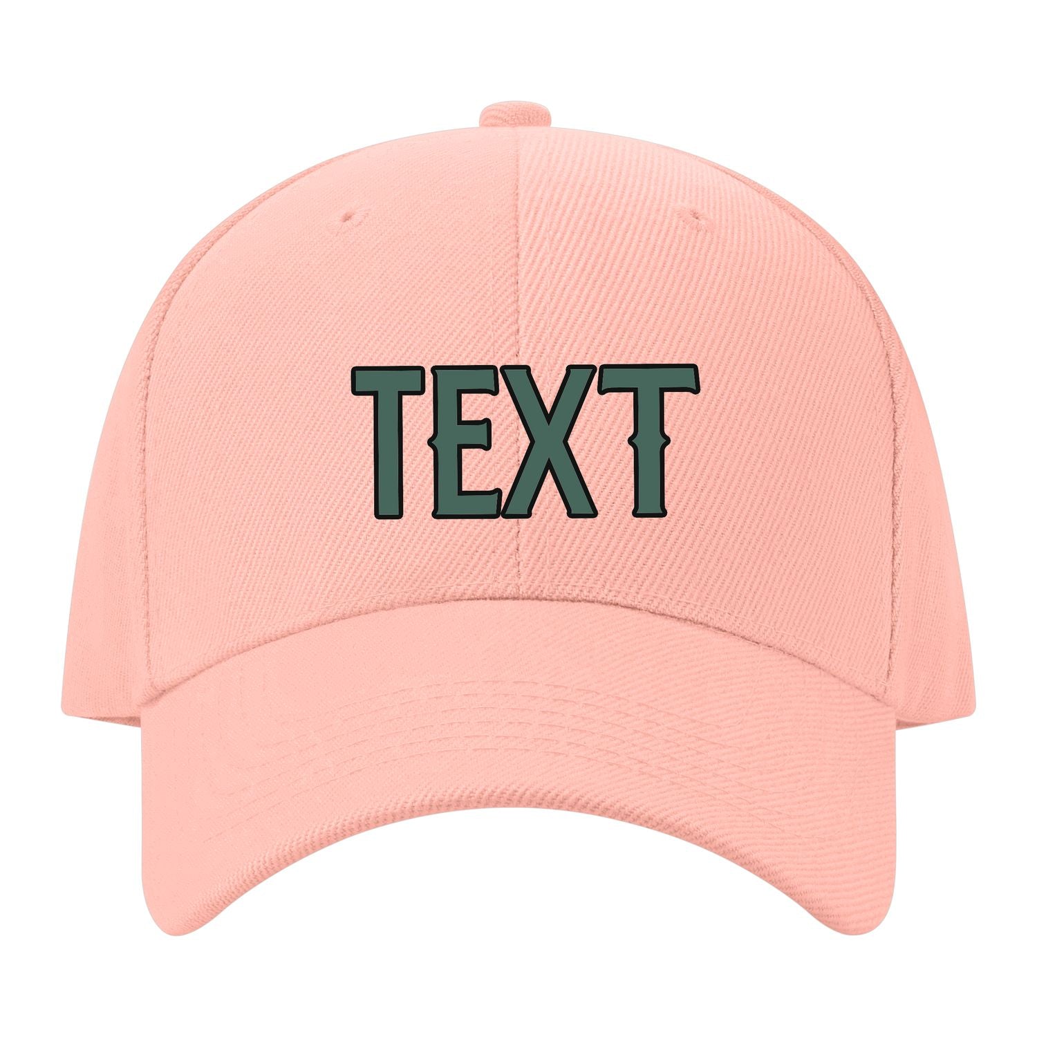 Custom Misty Rose Slate Gray Hat 24B21727