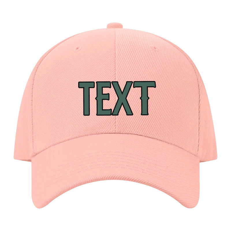 Custom Misty Rose Slate Gray Hat 24B21727