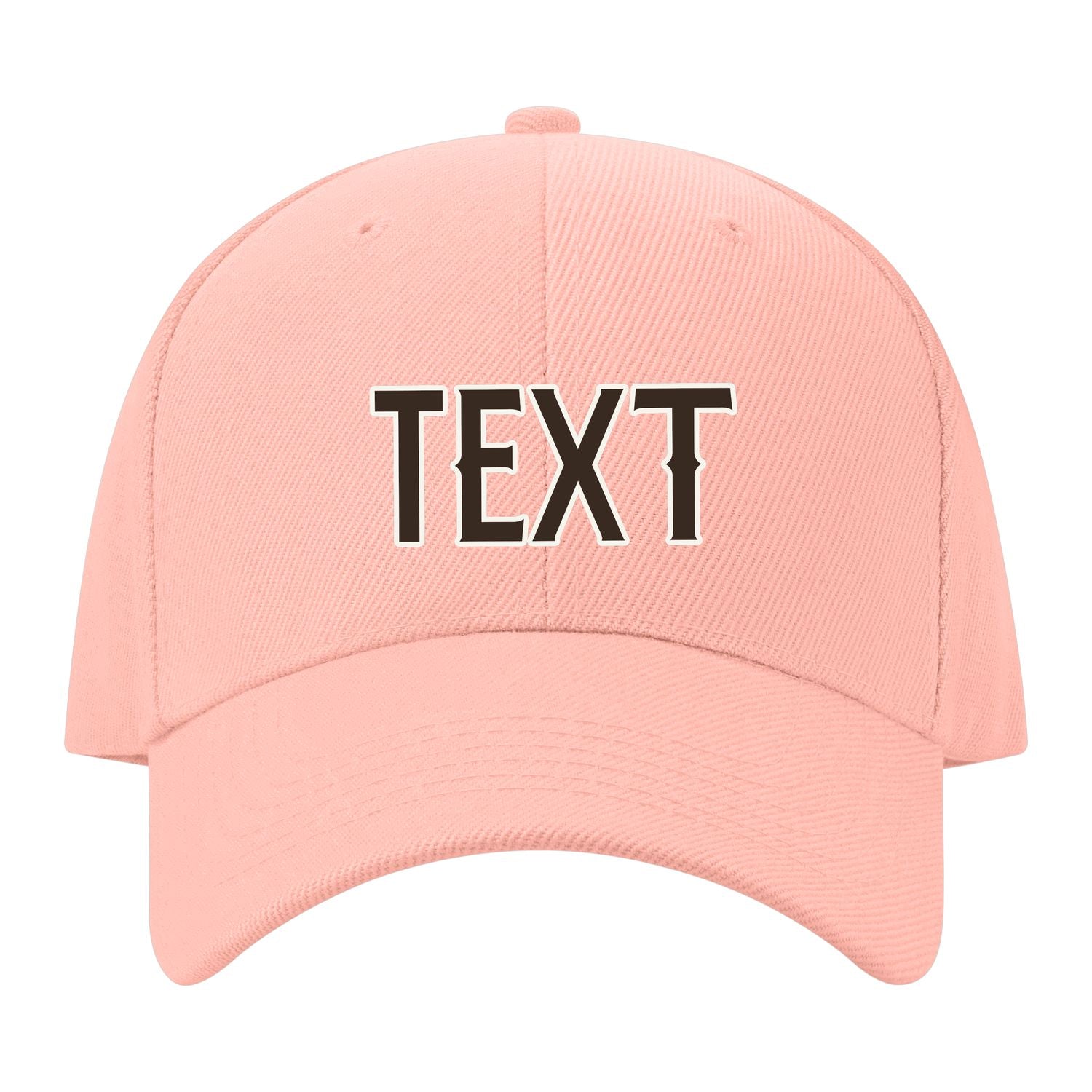 Custom Misty Rose Black Hat 24B21801