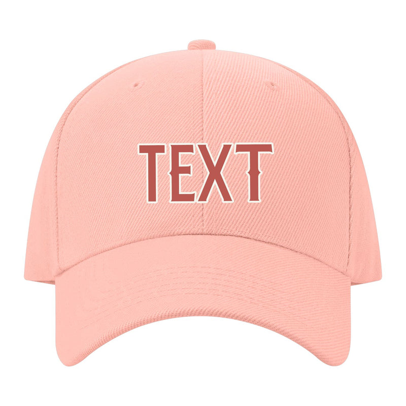 Custom Misty Rose Emerald Green Hat 24B21829
