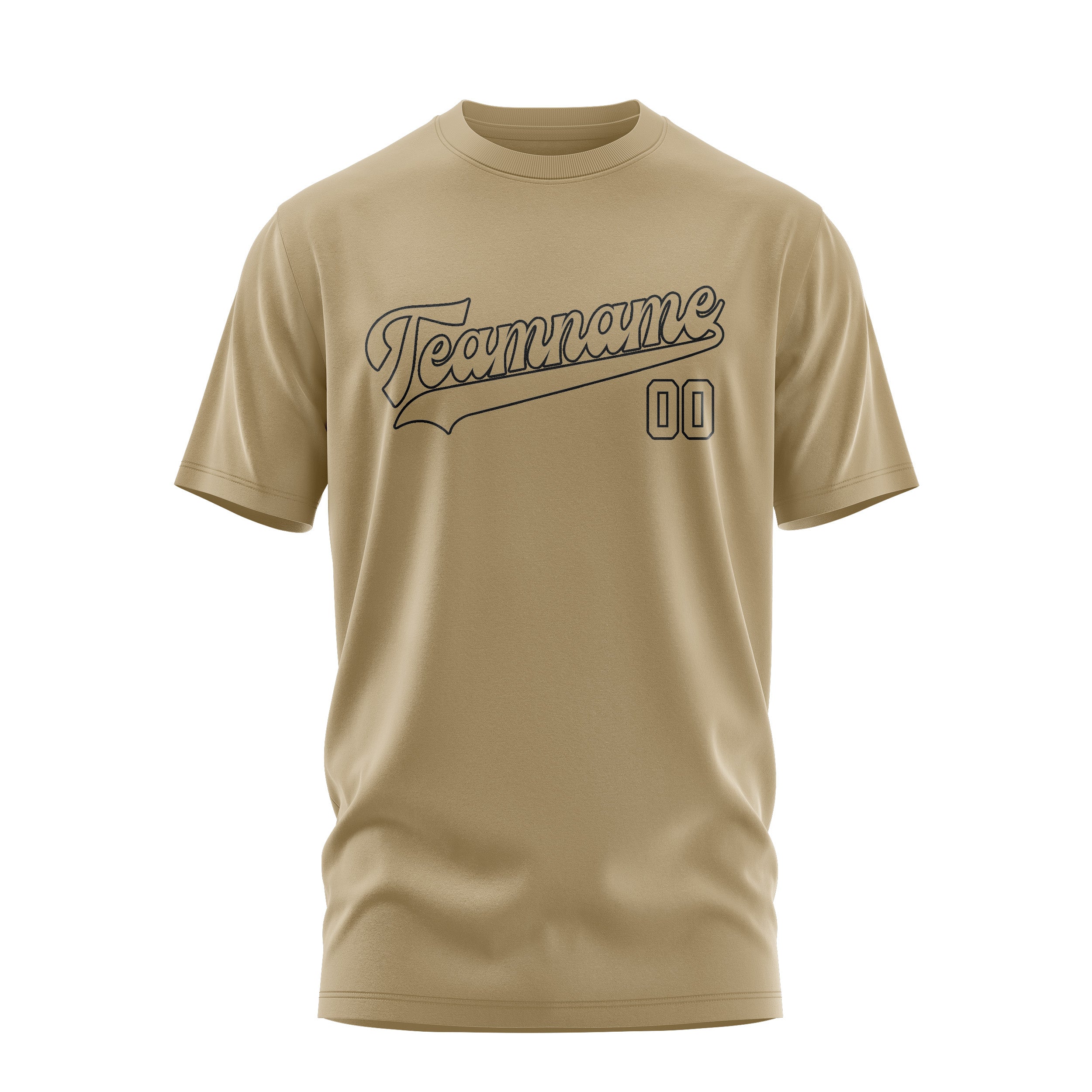 Custom Light Khaki Light Khaki T-Shirt
