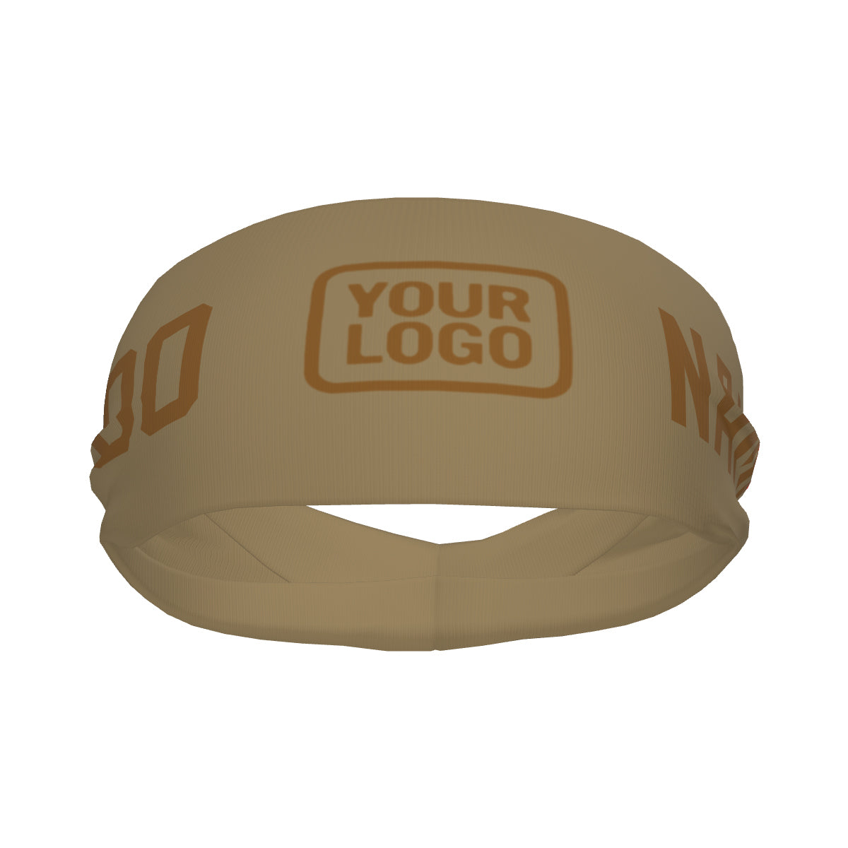 Custom Light Khaki Khaki Sports headband